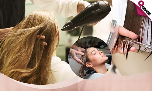 Hair Treatment, Trim & Blow-Dry for Ladies!